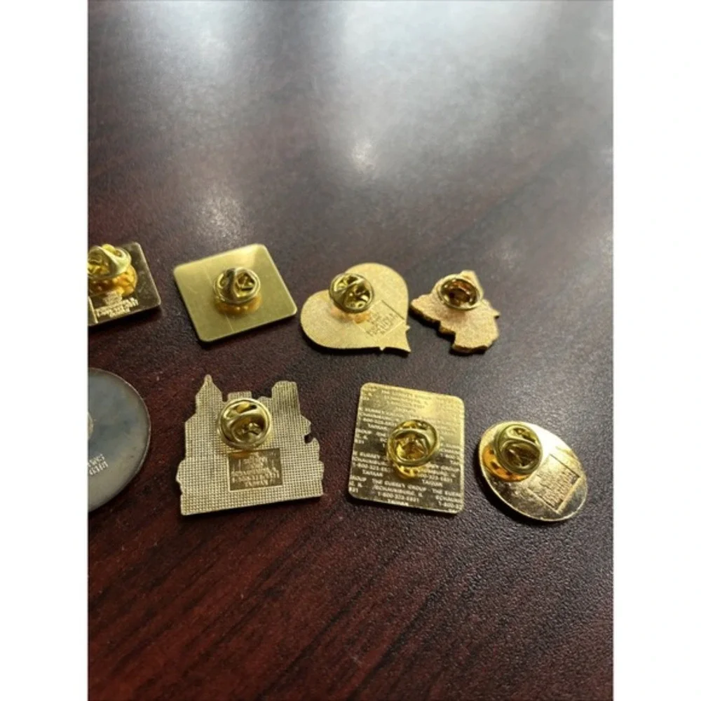 Lot Of 10 AT&T Pioneers BellSouth Telephone Company Lapel Hat Pins‎ Z3